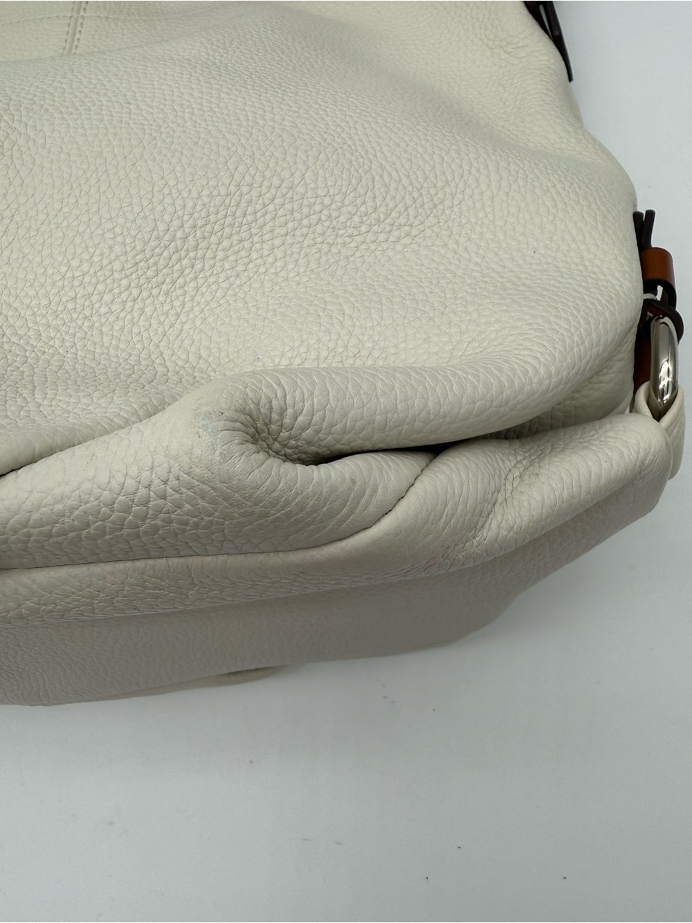 COACH EAST WEST DUFFLE WHITE/BROWN BAG - Picture 7 of 12